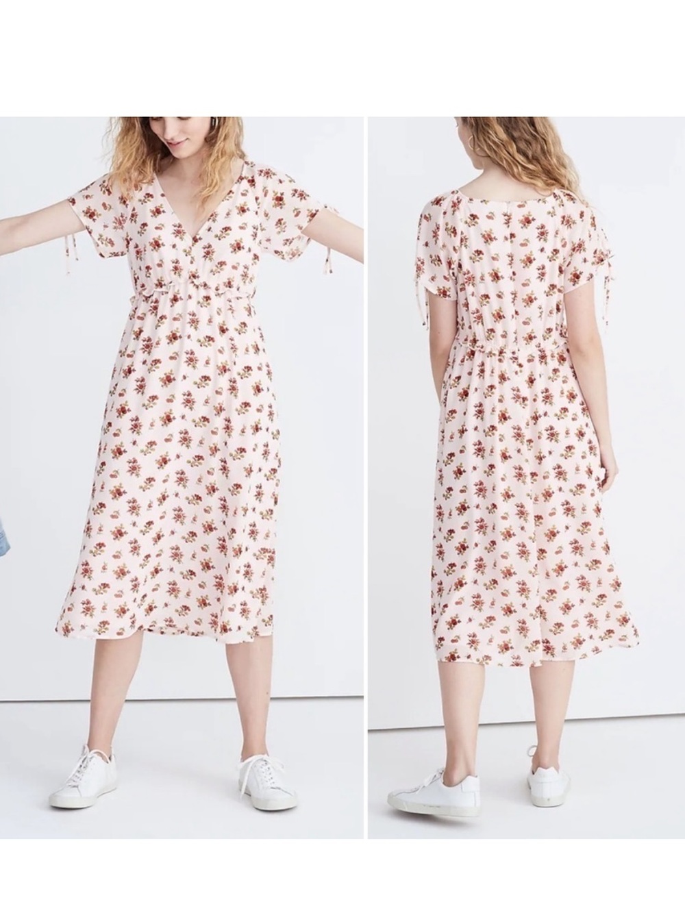Madewell Floral Tea Dress